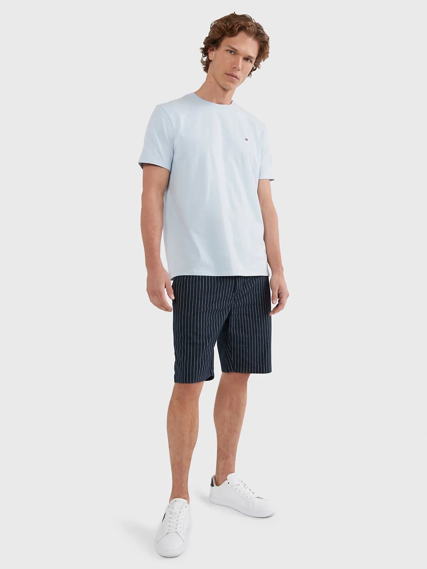Polo Básico Tommy Hilfiger Celeste