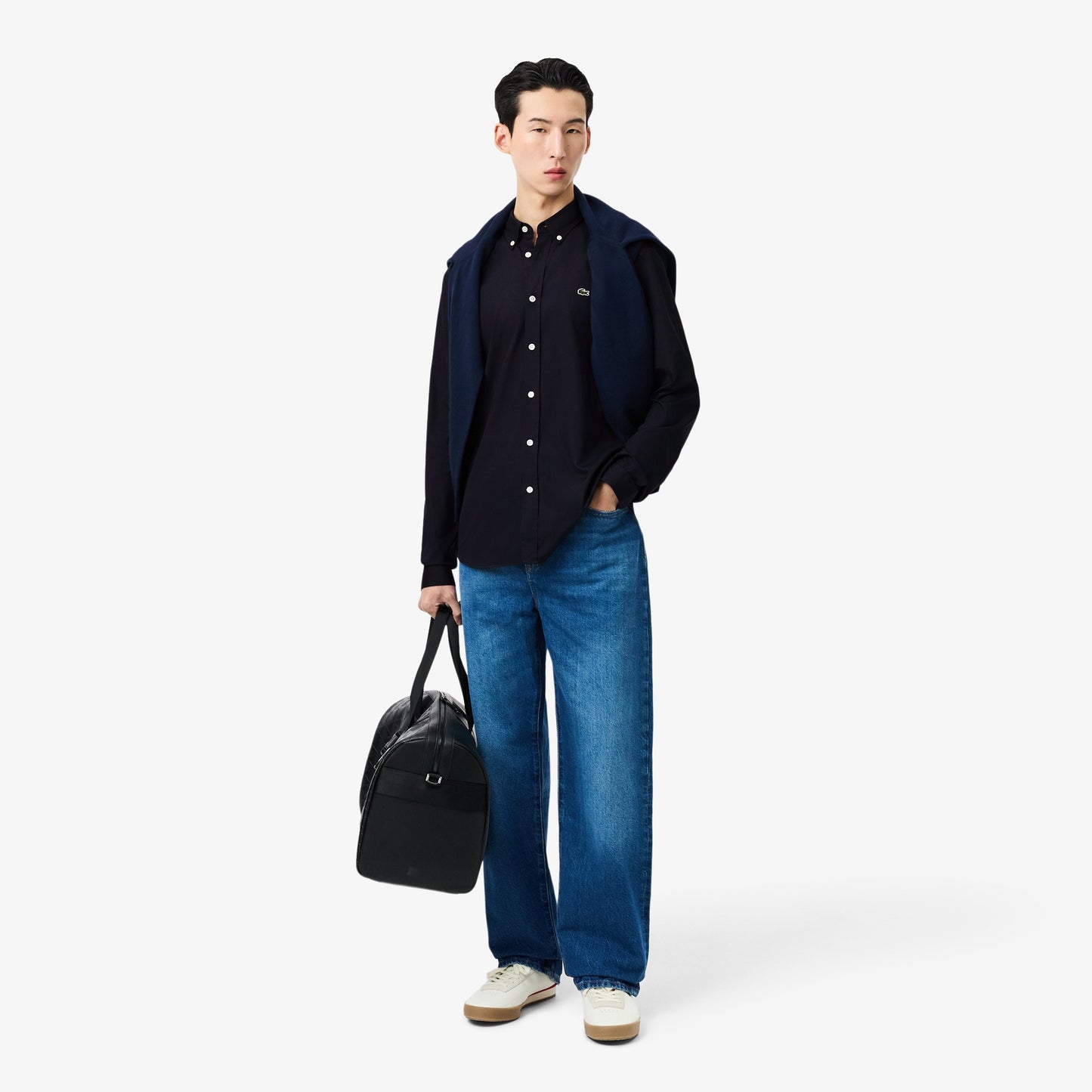 Camisa Lacoste Negra