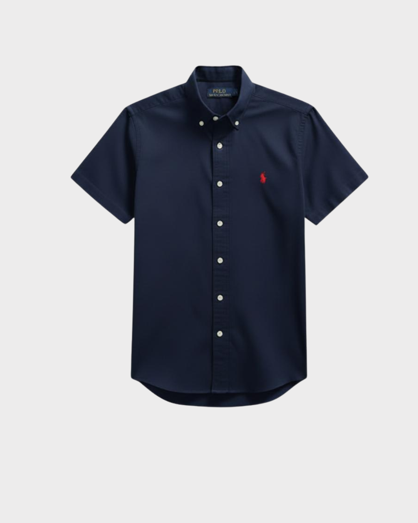Camisa Ralph Lauren Azul Marino Manga Corta