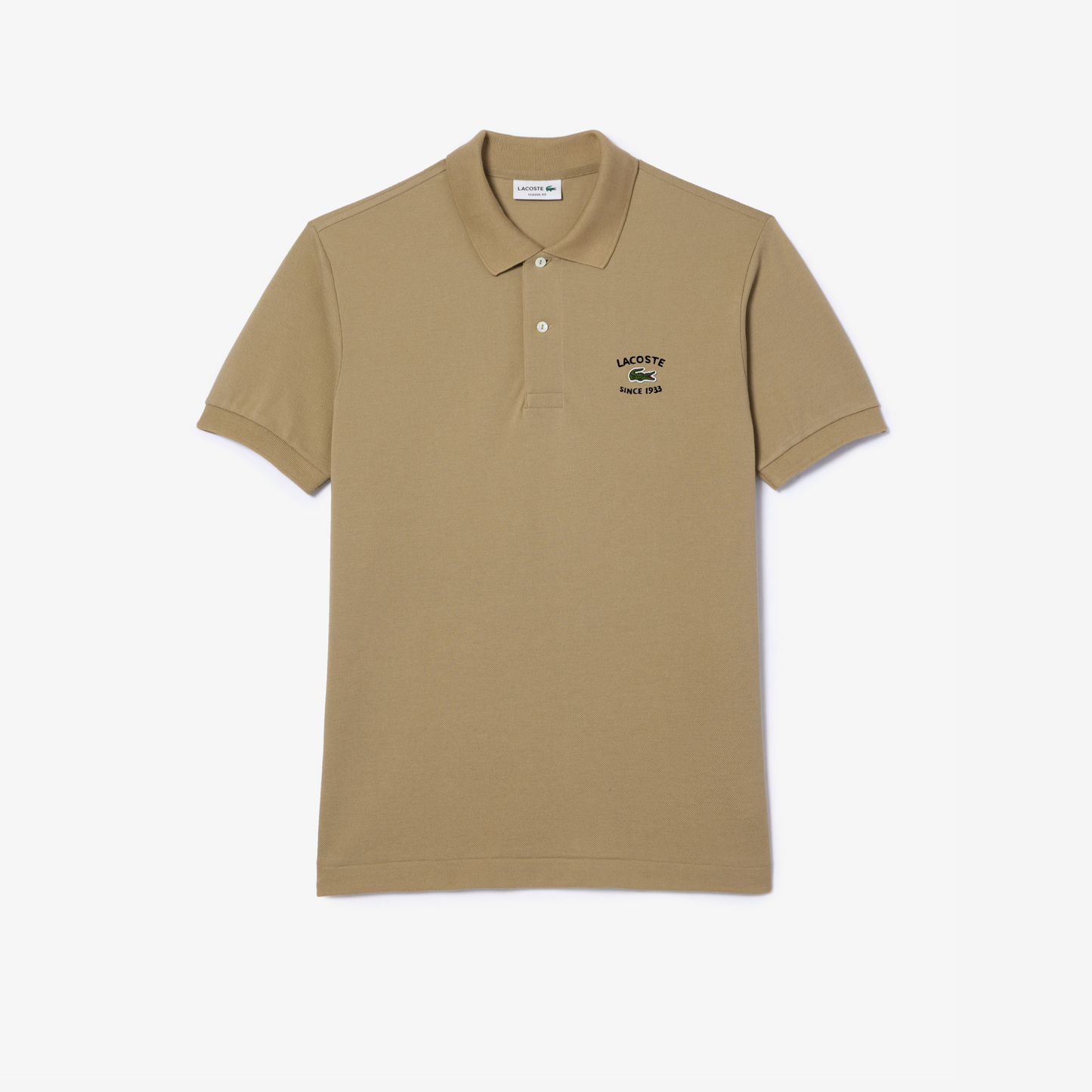 Camisero Lacoste Beige Since 1933 M