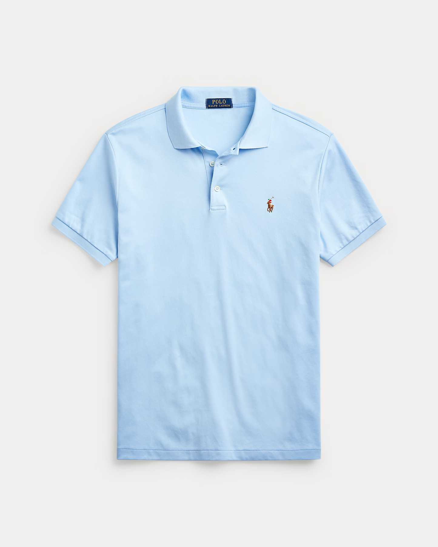 Camisero Ralph Lauren Soft Cotton Celeste
