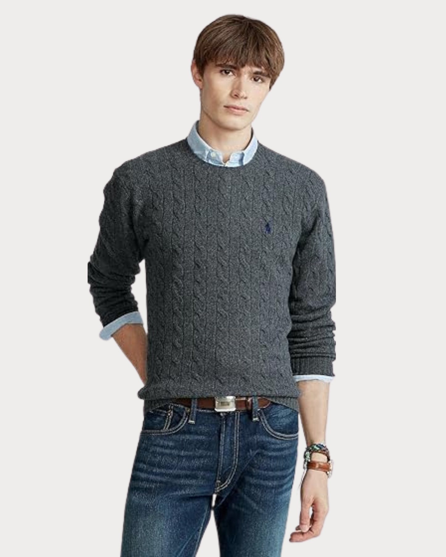 Sweater Ralph Lauren Gris Oscuro