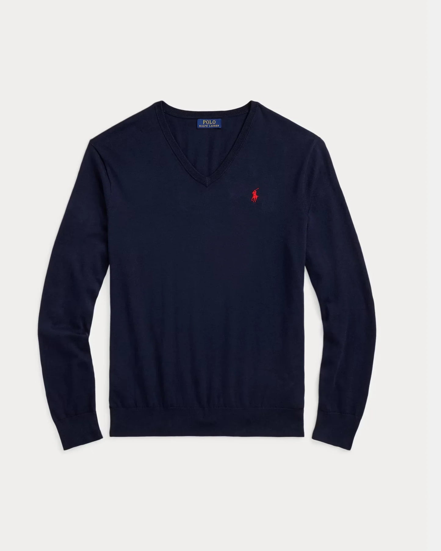 Sweater V-Neck Ralph Lauren Azul