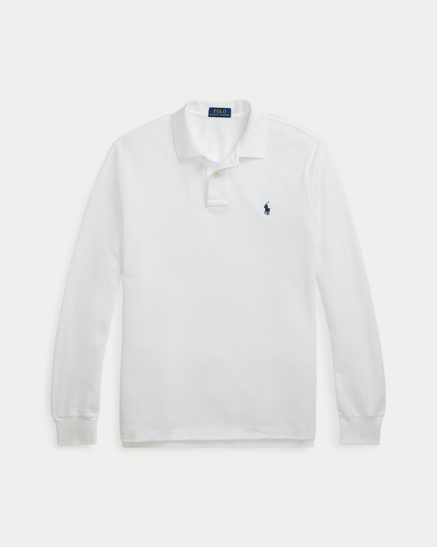 Camisero Ralph Lauren Manga Larga Blanco