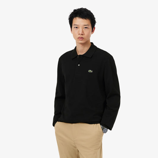 Camisero Manga Larga Lacoste Negro