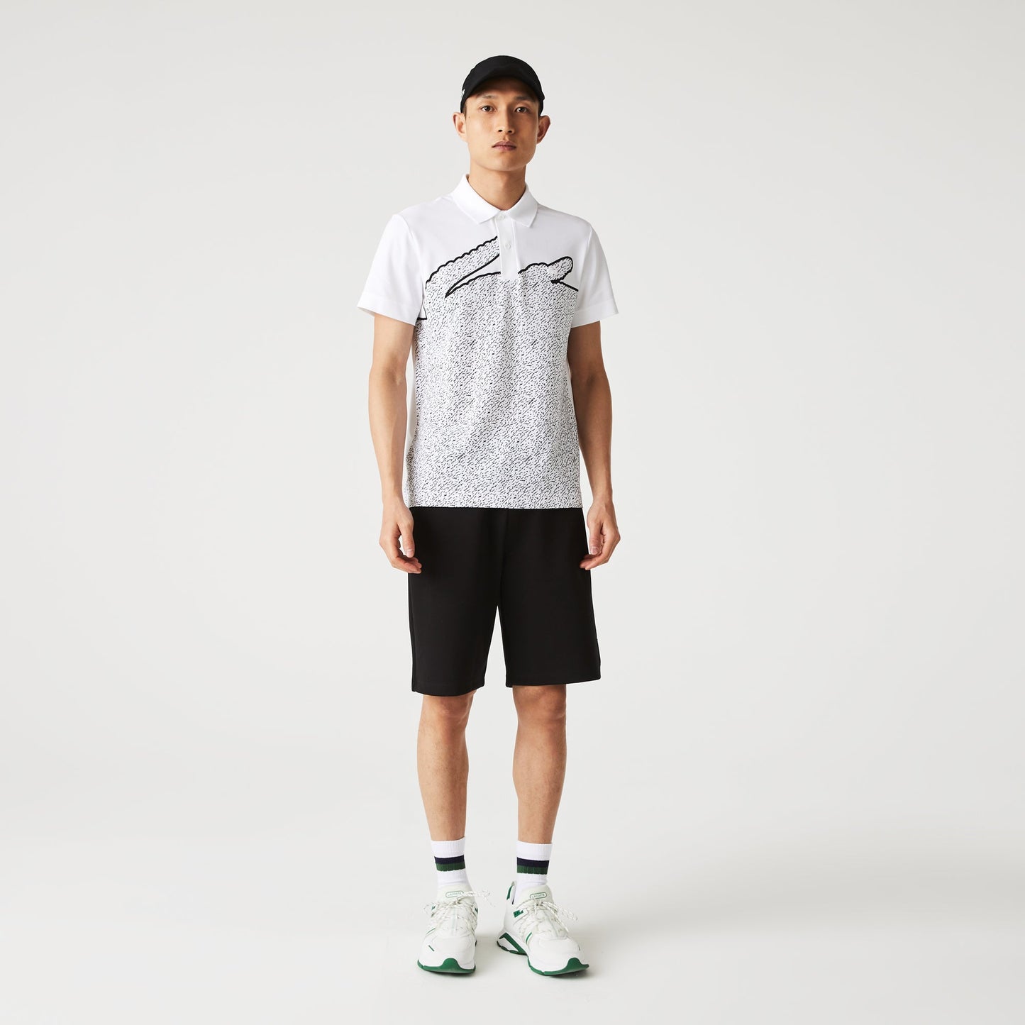 Camisero Lacoste Print Stretch Cotton M