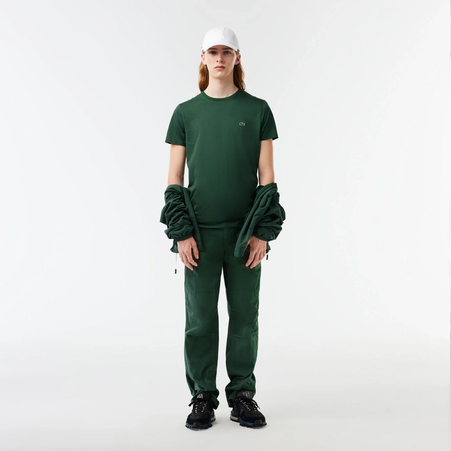 Polo Básico Lacoste Verde Oscuro