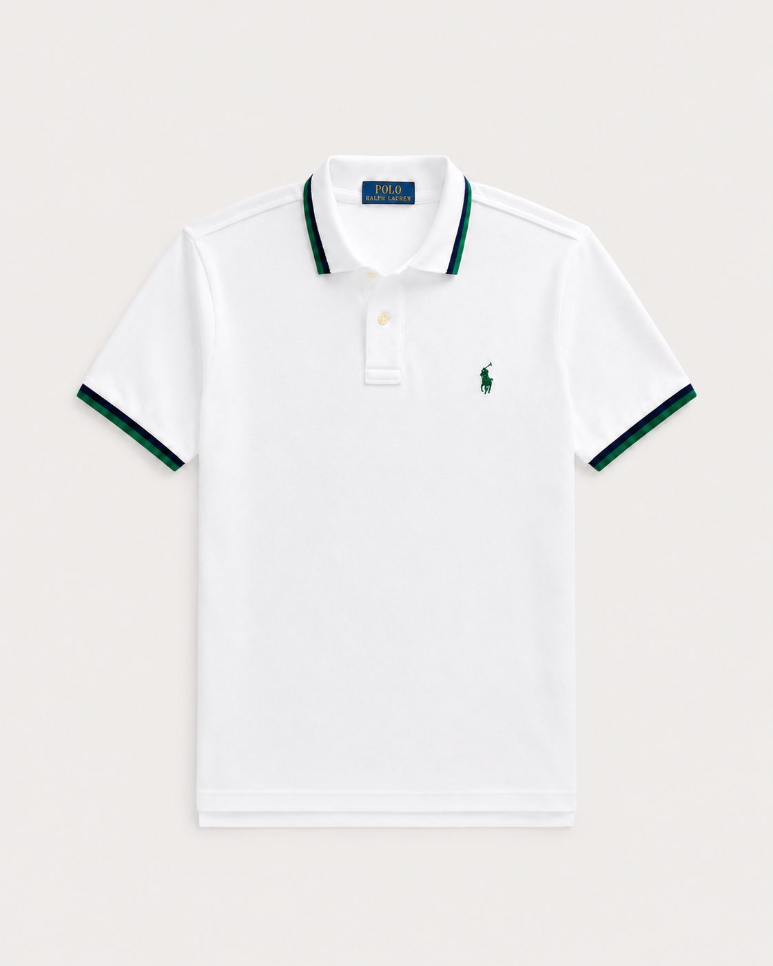 Camisero Ralph Lauren Blanco Listado