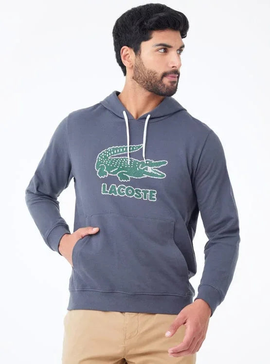 Polera Lacoste Gris Oscuro S