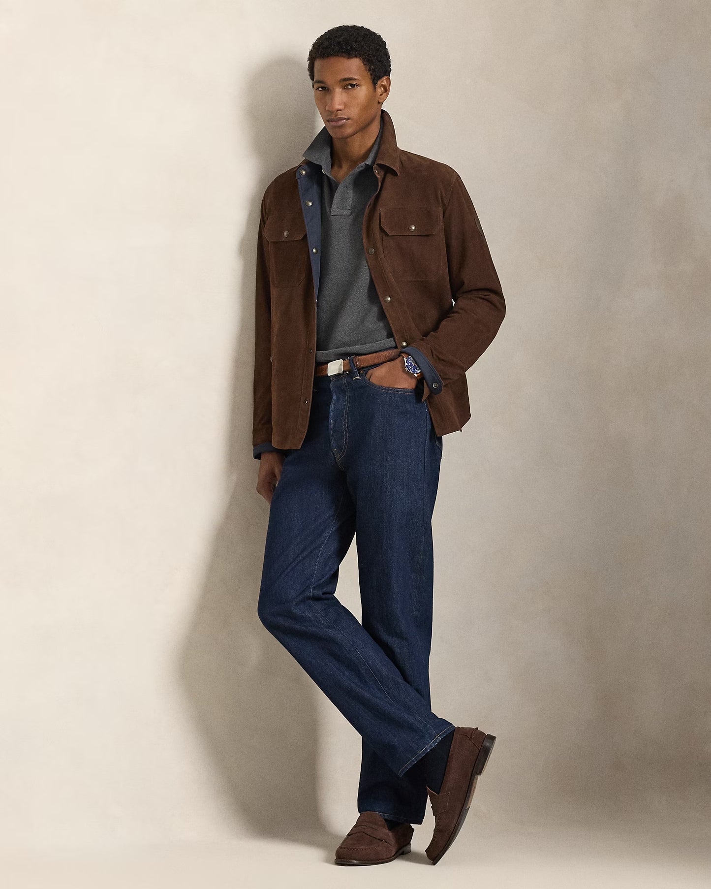 Camisero Ralph Lauren Grafito