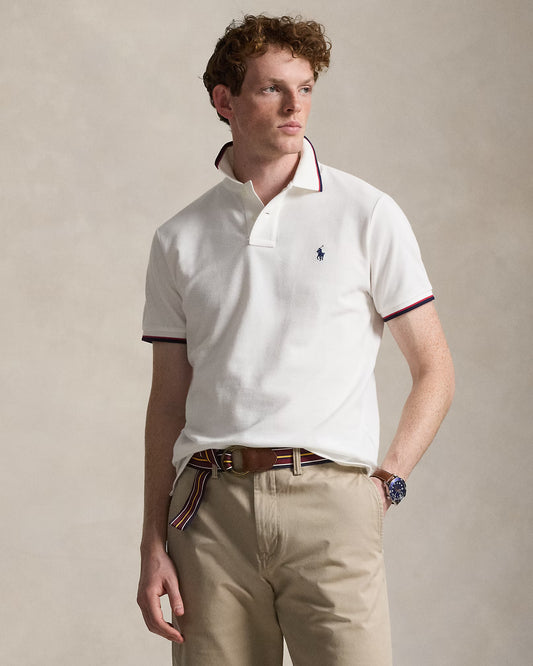 Camisero Ralph Lauren Blanco Listado