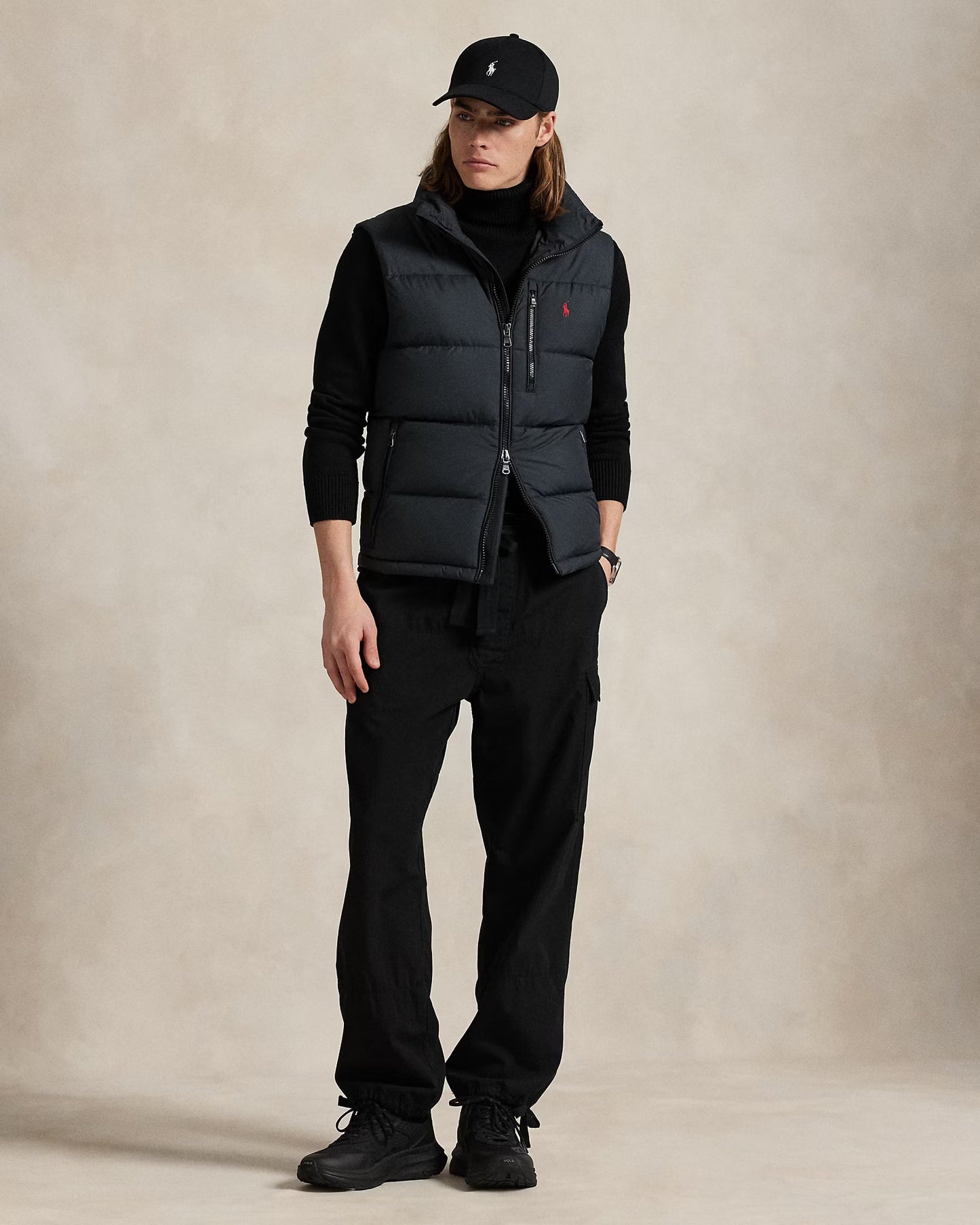 Preventa Chaleco Ralph Lauren Gorham de plumón Negro