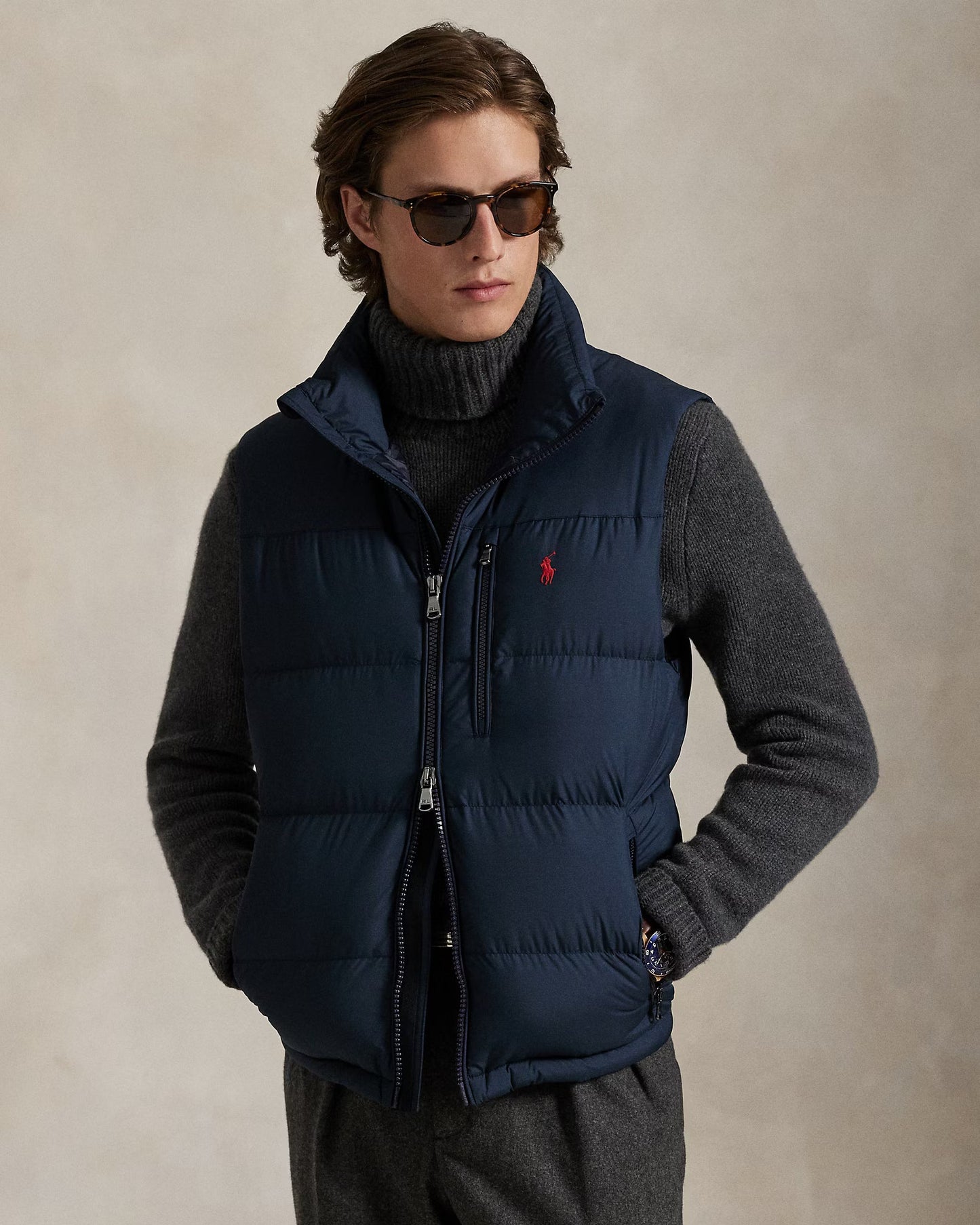 Preventa Chaleco Ralph Lauren Gorham de plumón Azul