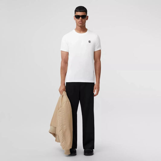 Burberry Camiseta Monogram Motif White