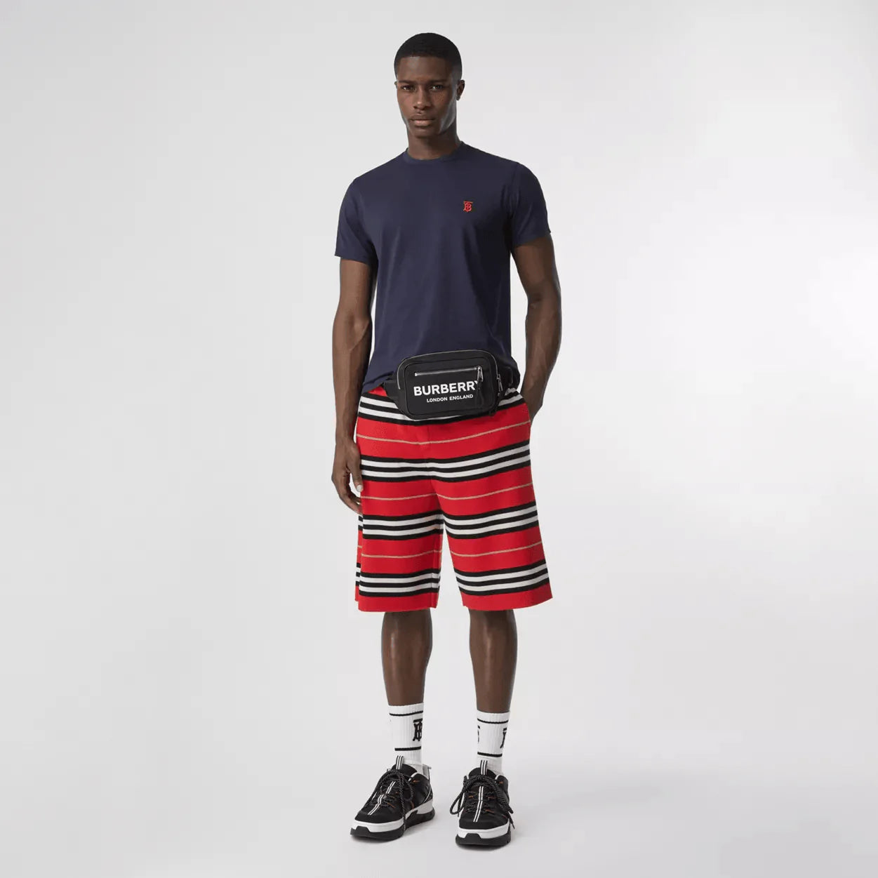 Burberry Camiseta Monogram Motif Navy