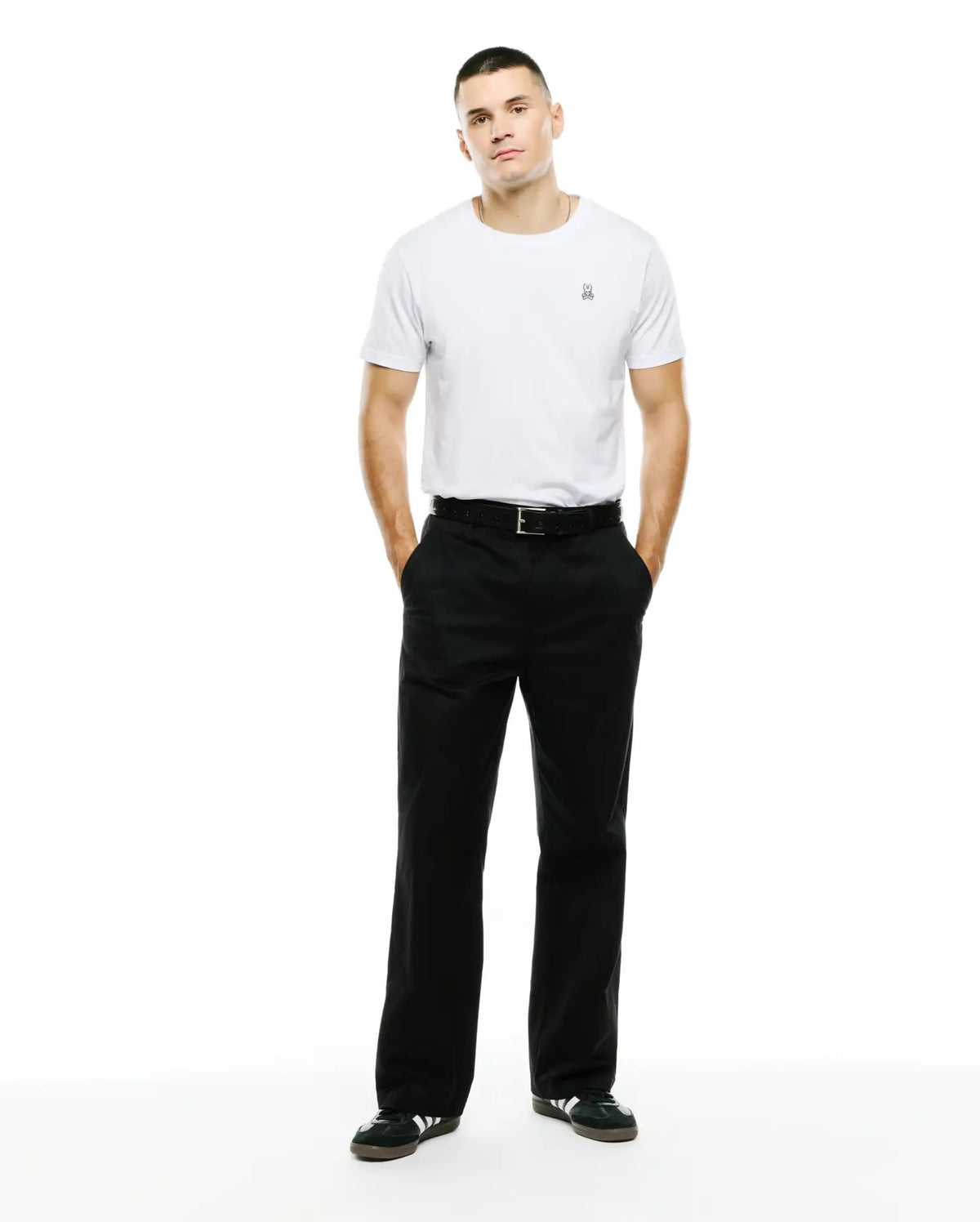 Polo Psycho Bunny Blanco