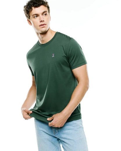Polo Psycho Bunny Verde Oscuro