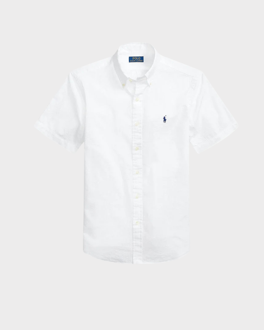 Camisa Ralph Lauren Blanca Manga Corta