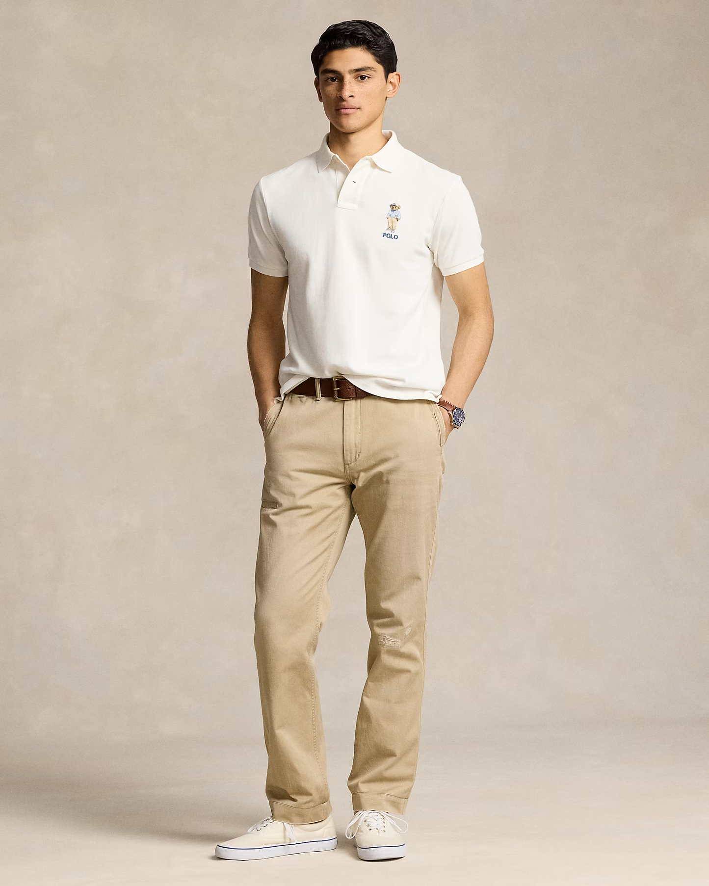 Camisero Ralph Lauren Bear Blanco