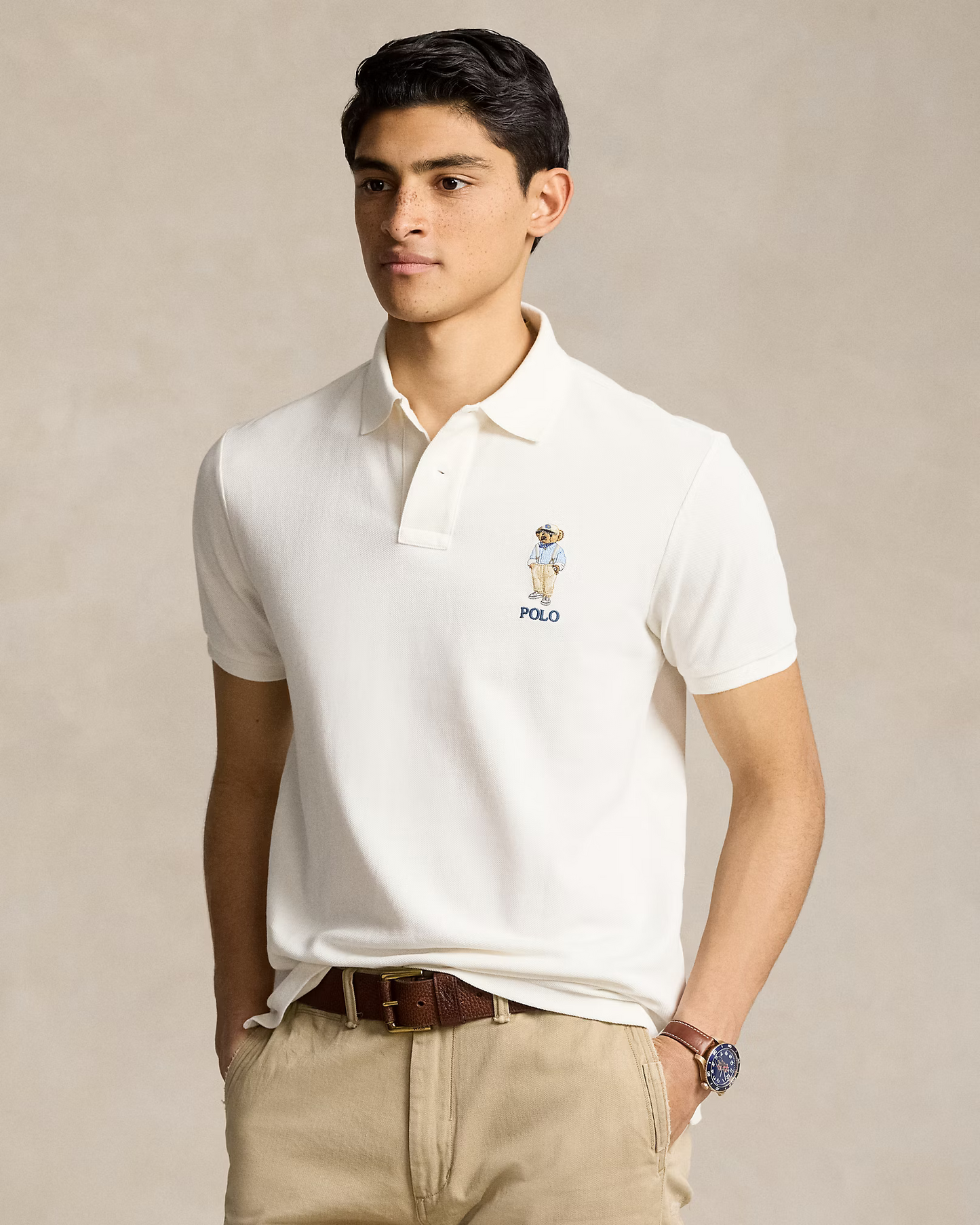 Camisero Ralph Lauren Bear Blanco