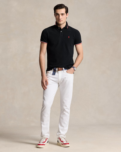 Camisero Ralph Lauren Negro Listado