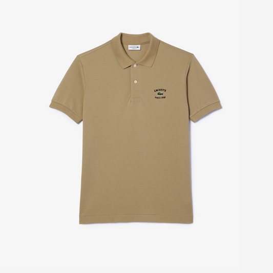 Camisero Lacoste Beige Since 1933 M