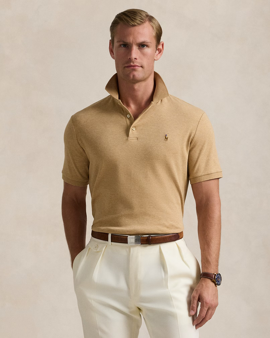 Camisero Ralph Lauren Soft Cotton Beige