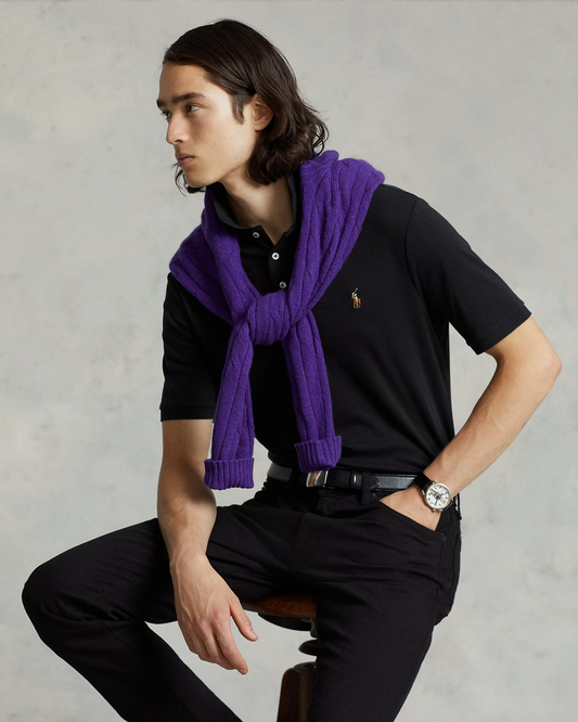 Camisero Ralph Lauren Soft Cotton Negro