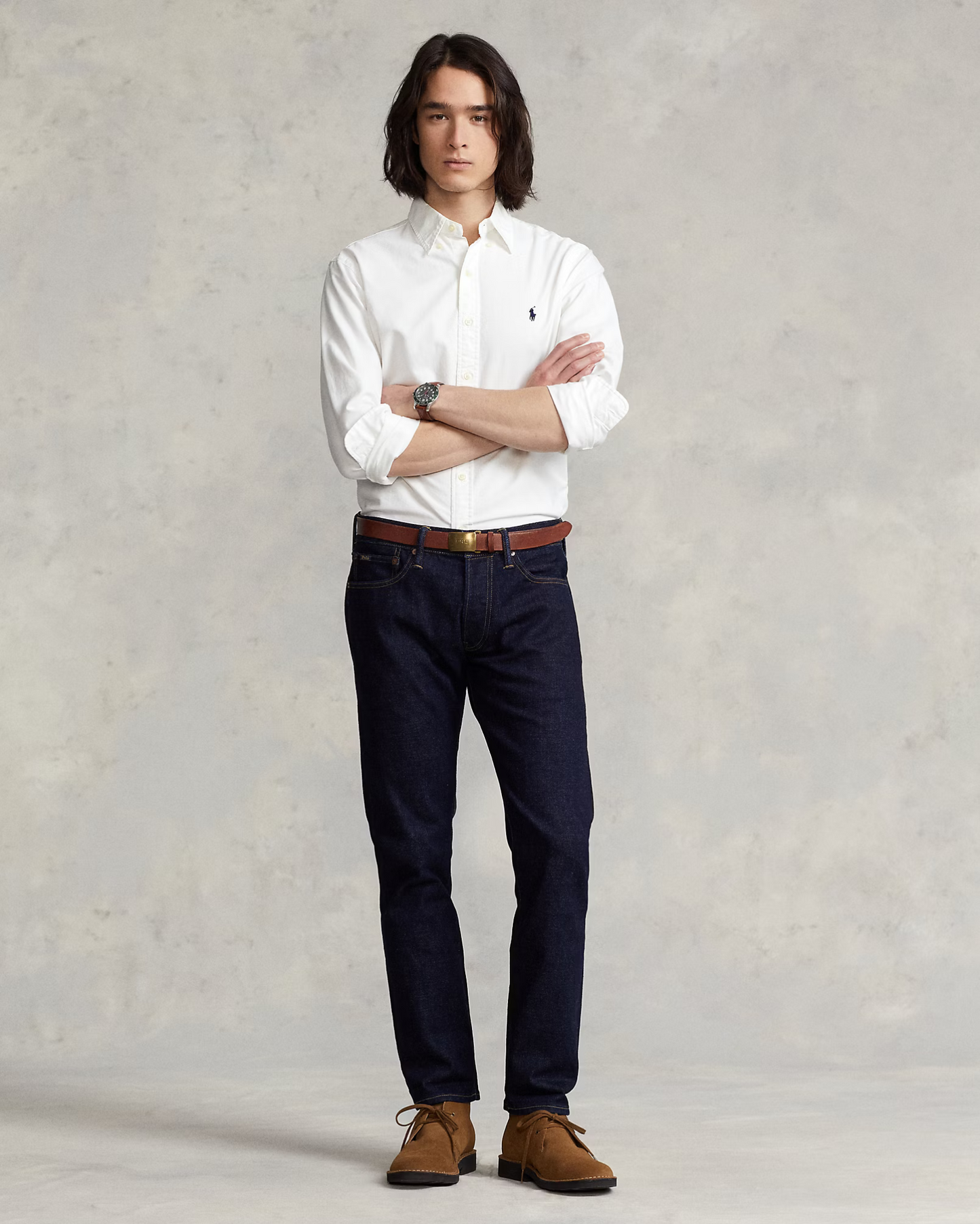 Camisa Oxford Ralph Lauren Blanca