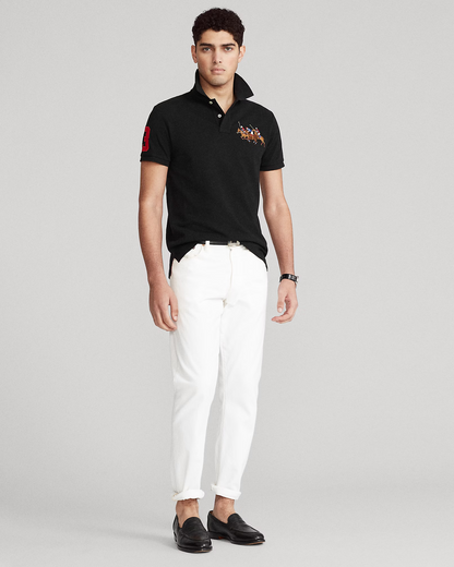 Camisero Ralph Lauren Triple Pony Negro