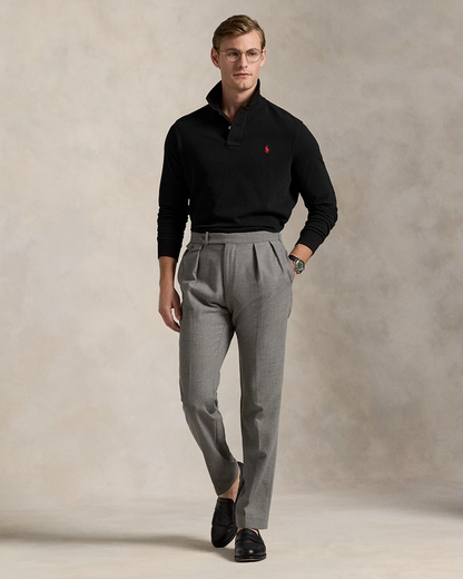 Camisero Ralph Lauren Manga Larga Negro