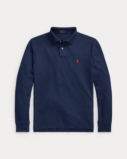 Camisero Ralph Lauren Manga Larga Acero