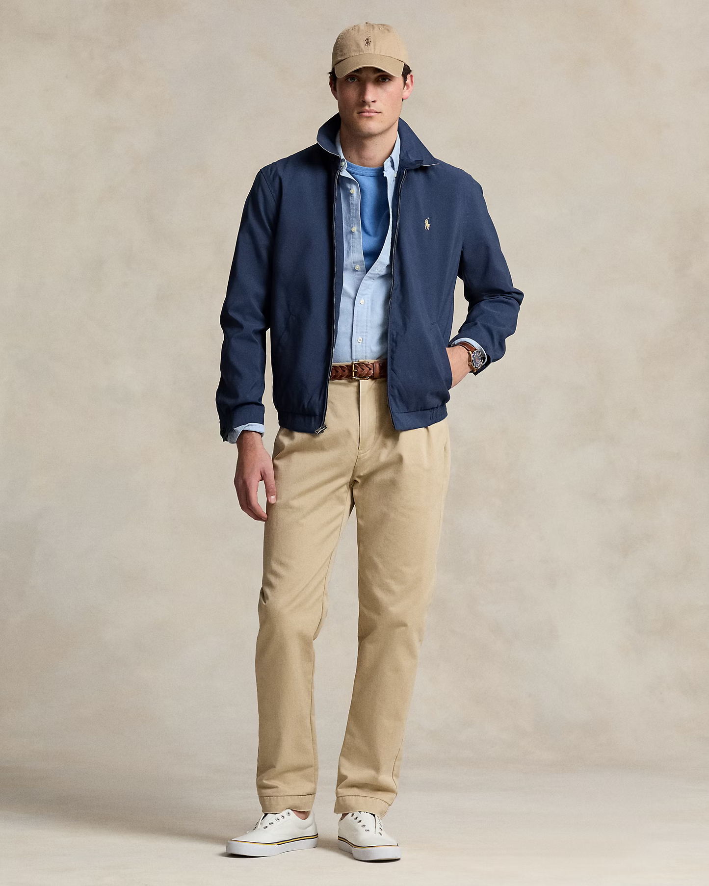 Preventa Casaca Ralph Lauren Bi-Swing Azul
