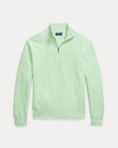 Sweater 1/4 Ralph Lauren Verde Alcachofa