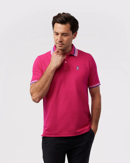 Camisero Psycho Bunny Coral Listado