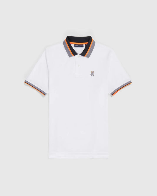 Camisero Psycho Bunny Blanco Listado