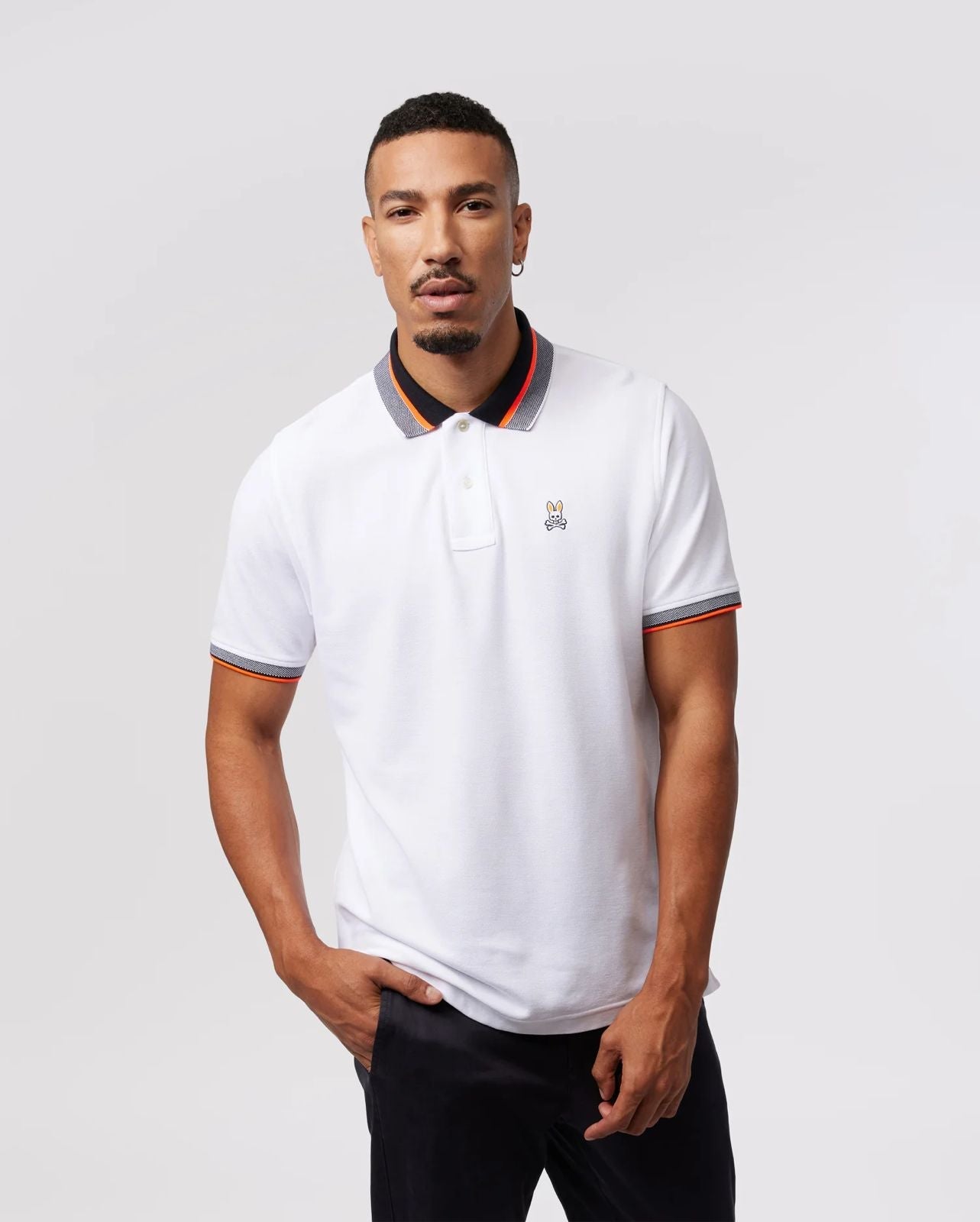 Camisero Psycho Bunny Blanco Listado