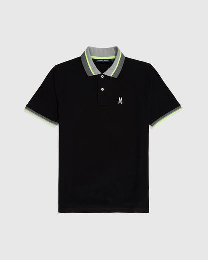 Camisero Psycho Bunny Negro Listado