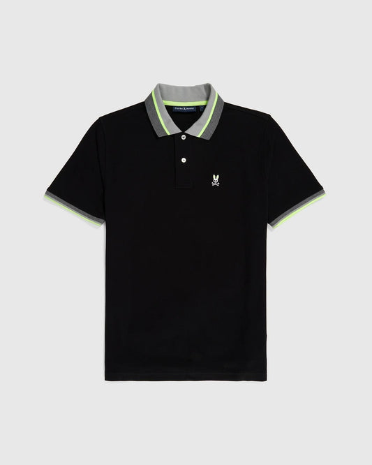 Camisero Psycho Bunny Negro Listado