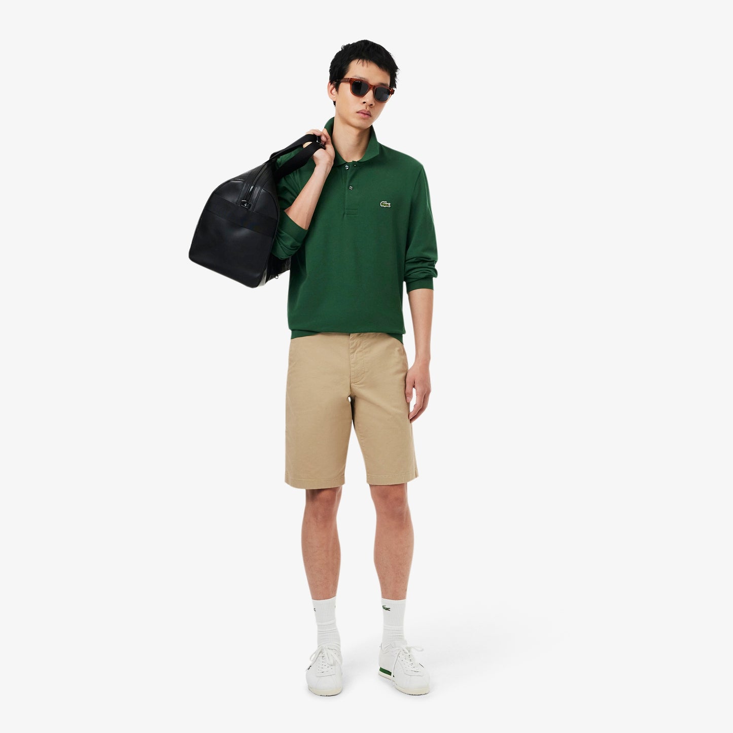 Camisero Manga Larga Lacoste Verde Botella