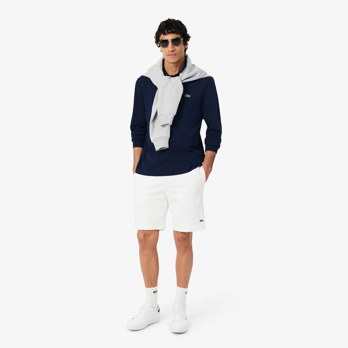 Camisero Manga Larga Lacoste Acero