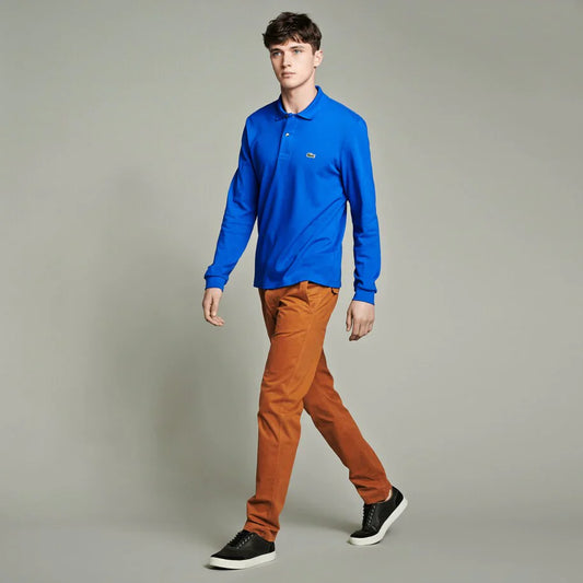 Camisero Manga Larga Lacoste Azulino