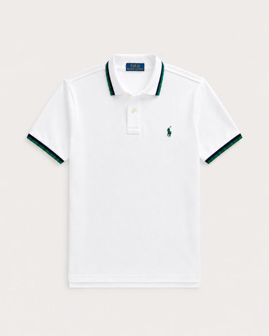 Camisero Ralph Lauren Blanco Listado