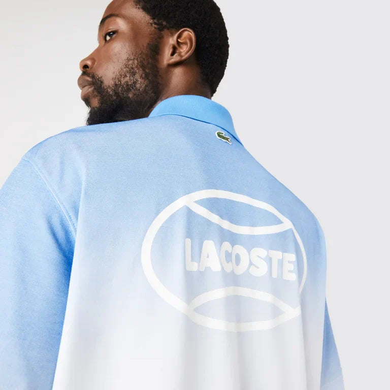 Camisero Lacoste Live Loose Fit Gradated Print M