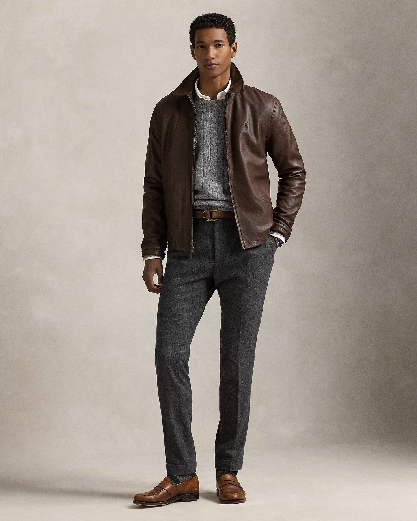 The Bayville Leather Jacket Brown [A PEDIDO]