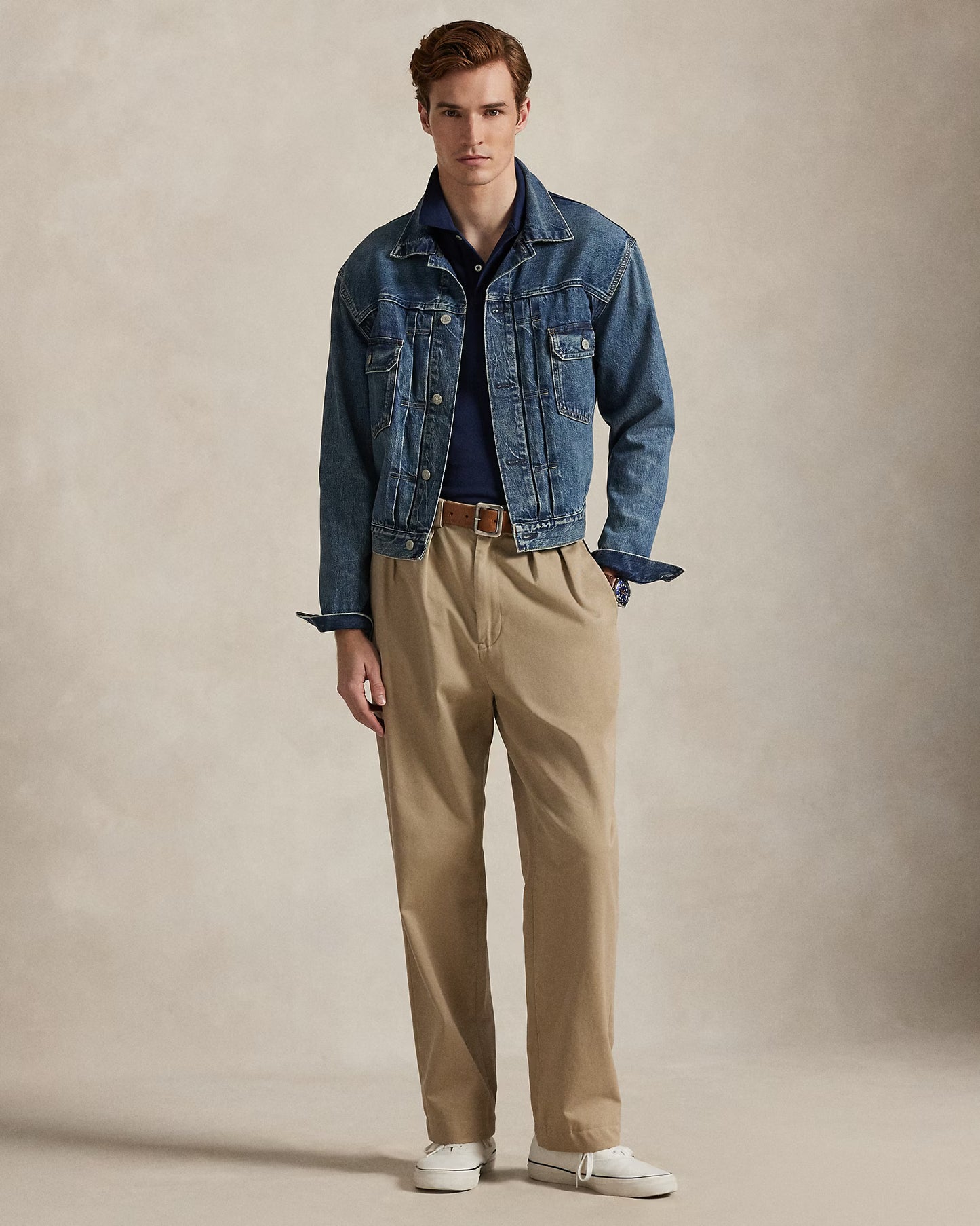 Camisero Ralph Lauren Azul Marino