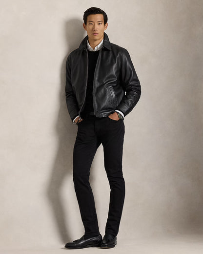 The Bayville Leather Jacket Black [A PEDIDO]