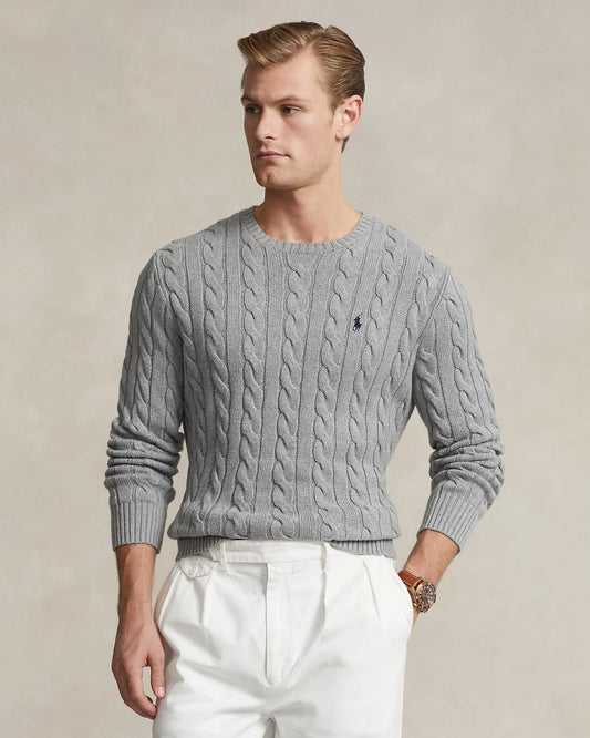 Sweater Ralph Lauren Gris [A PEDIDO]