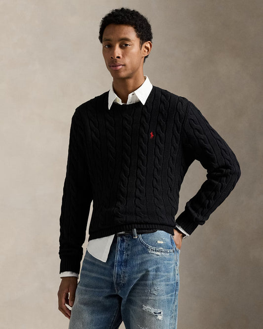 Sweater Ralph Lauren Negro [A PEDIDO]