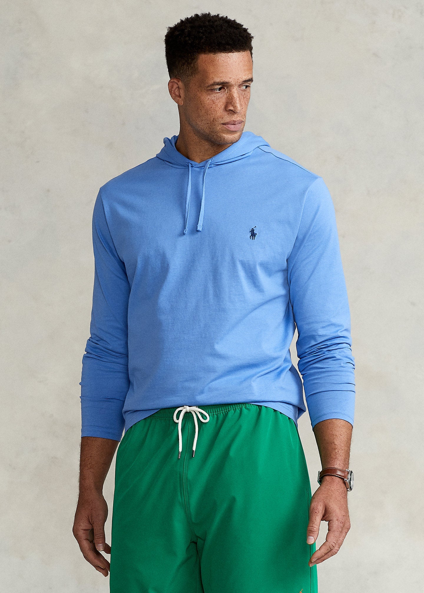 Polo Ralph Lauren con Capucha Celeste